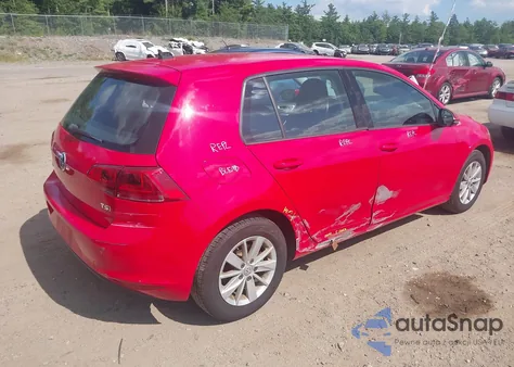 2017 Volkswagen Golf Tsi S 4-Door/Tsi Se 4-Door/Tsi Sel 4-Door/Tsi Wolfsburg Edition 4-Door из США, поврежденный, VIN 3VW217AU2HM055524